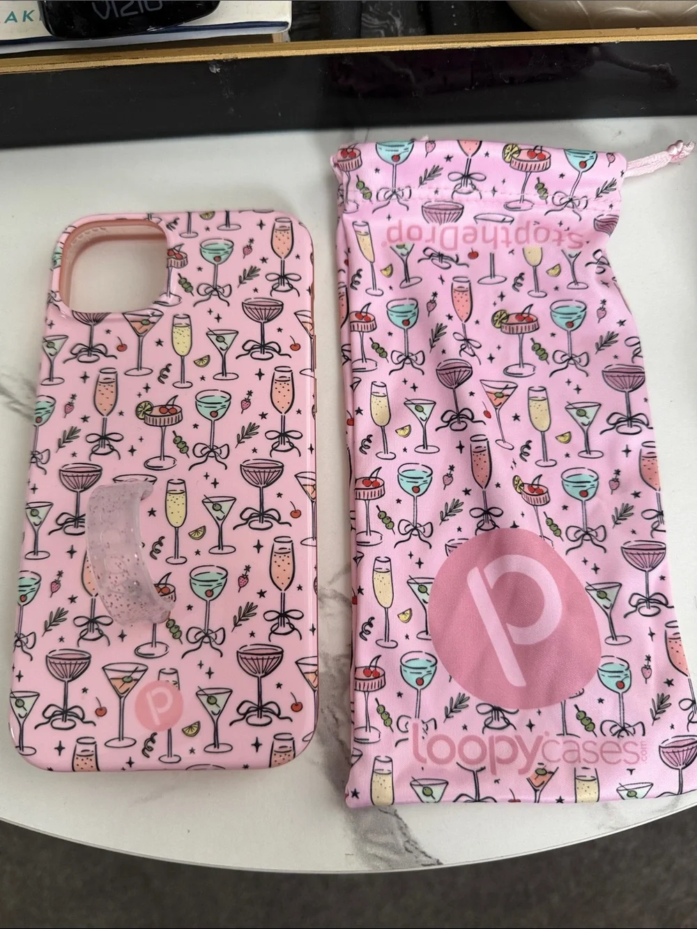 15 plus loopy cocktail phone case